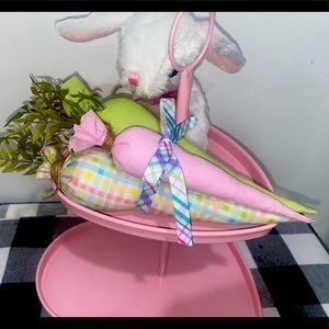 Fabric carrots,Easter Decor,wreath attachments,fabriccarrots set,tiertray decor